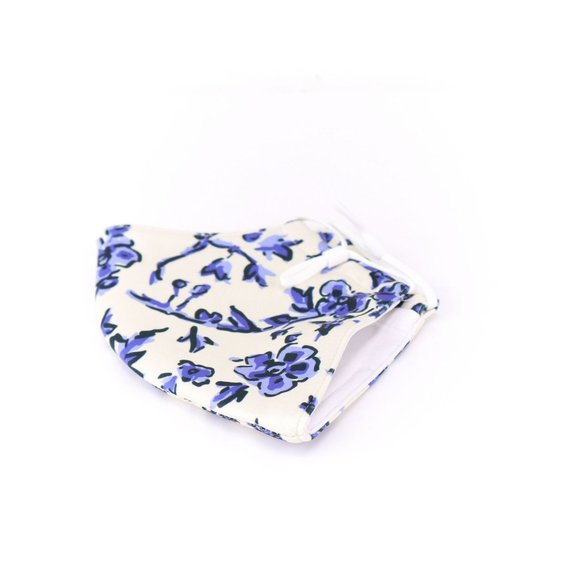 Tory Burch Floral Two Layer Adjustable Mask Face Cover Pick one - Picture 9 of 16